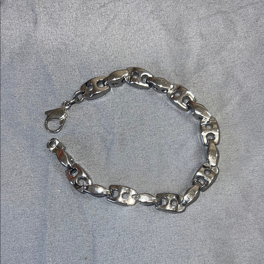 Elegant Silver Chain Link Jewelry Bracelet